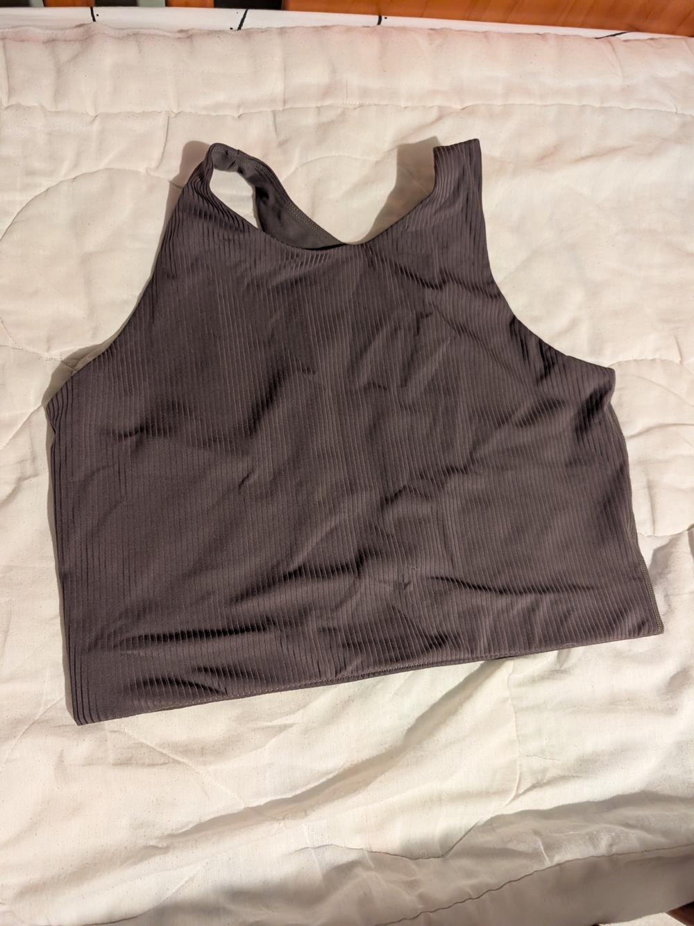girlfriend collective Ribbed Dylan Bra/Tank In Cypress XXL